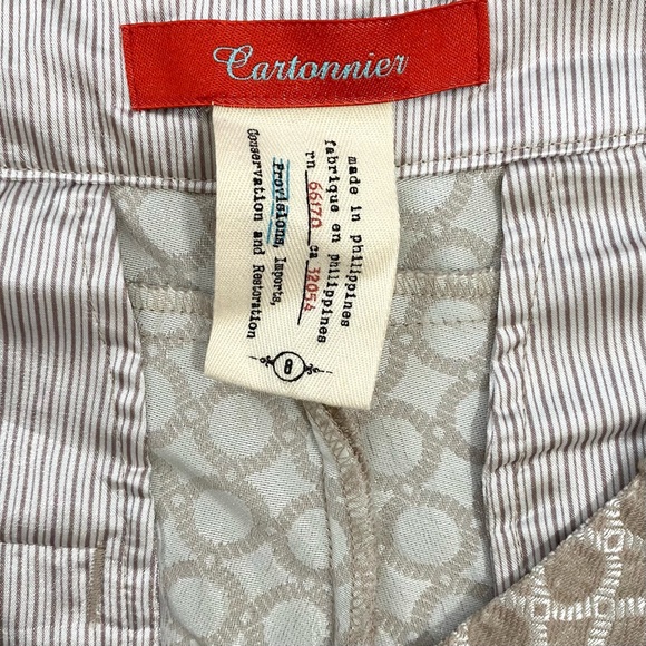 Cartonnier Anthropologie Go For The Win Bermuda Shorts - Picture 3 of 5